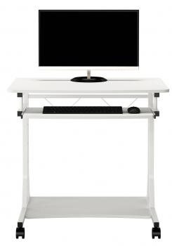 Computerschreibtisch Schreibtisch Rollbar Weiß CT-3791A/8417