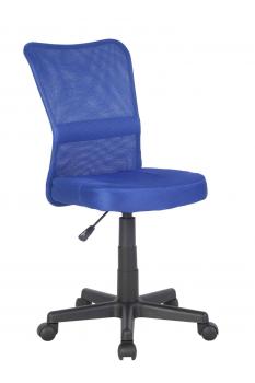 Chaise de bureau pivotant bleu H-298F/2065